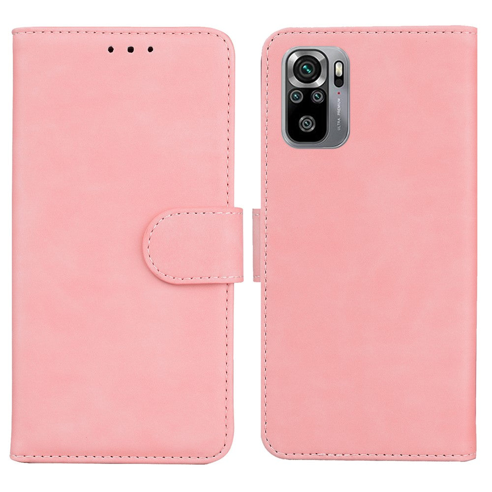 For Xiaomi Redmi Note 10 4G / Redmi Note 10S / Poco M5s 4G Wallet Stand Magnetic Clasp PU Leather Case
