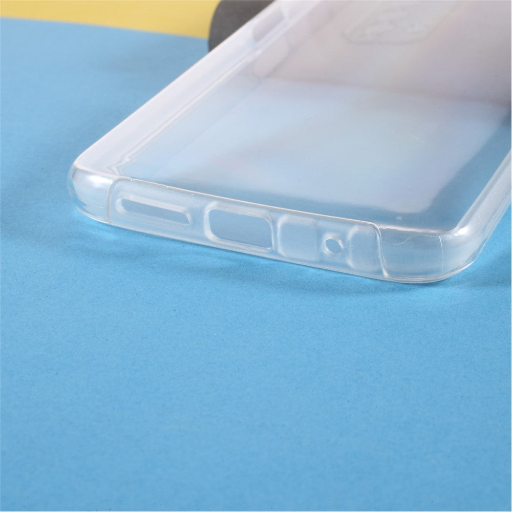 2 in 1 PET Front Cover + TPU Edge + Acrylic Back Panel Clear Full Protective Hybrid Shell for Xiaomi Redmi 9T/9 Power/Note 9 4G (Qualcomm Snapdragon 662)