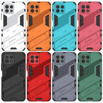 Foldable Kickstand Shockproof PC + TPU Hybrid Phone Case Cover for Xiaomi Mi 11 Lite 4G / 5G / 11 Lite 5G NE