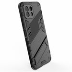 Foldable Kickstand Shockproof PC + TPU Hybrid Phone Case Cover for Xiaomi Mi 11 Lite 4G / 5G / 11 Lite 5G NE