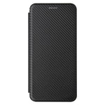 Carbon Fiber Texture Auto-absorbed Leather Stand Phone Shell Cover with Card Slot for Xiaomi Mi 11 Pro
