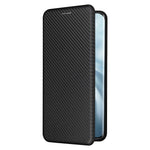 Carbon Fiber Texture Auto-absorbed Leather Stand Phone Shell Cover with Card Slot for Xiaomi Mi 11 Pro