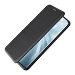 Carbon Fiber Texture Auto-absorbed Leather Stand Phone Shell Cover with Card Slot for Xiaomi Mi 11 Pro