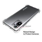 ENKAY HAT PRINCE ENK-PC115 för Xiaomi Redmi Note 10 4G / Redmi Note 10S 4G / Poco M5s 4G Förtjockad 4 Hörn Airbag Transparent Halkfri Flexibelt TPU-Skal