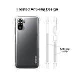 ENKAY HAT PRINCE ENK-PC115 för Xiaomi Redmi Note 10 4G / Redmi Note 10S 4G / Poco M5s 4G Förtjockad 4 Hörn Airbag Transparent Halkfri Flexibelt TPU-Skal