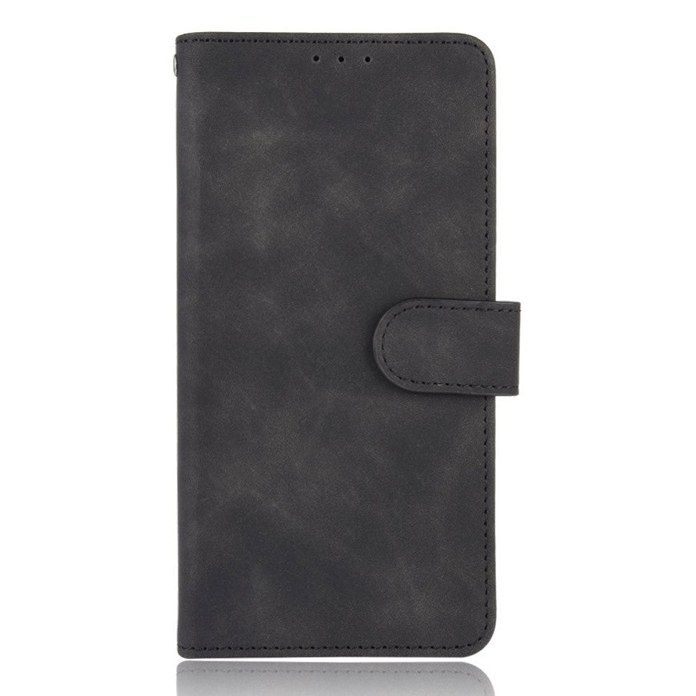 Skin-touch Feeling Leather Protective Shell Wallet Stand Folio Flip Phone Cover for Xiaomi Mi 11 Pro