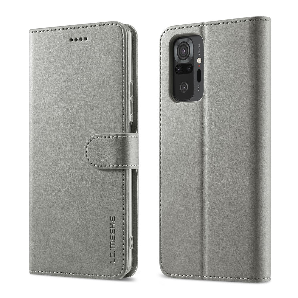 LC.IMEEKE Wallet Stand Leather Phone Casing Shell for Xiaomi Redmi Note 10 Pro/Note 10 Pro Max