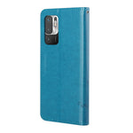 Imprint Butterfly Flower Leather Wallet Stand Case Cover for Xiaomi Redmi Note 10 5G/Poco M3 Pro 5G/4G