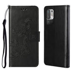 Imprint Butterfly Flower Leather Wallet Stand Case Cover for Xiaomi Redmi Note 10 5G/Poco M3 Pro 5G/4G