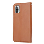 Auto-absorbed Wallet Stand Leather Protector Phone Cover for Xiaomi Redmi Note 10 Pro/Note 10 Pro Max