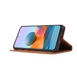 Auto-absorbed Wallet Stand Leather Protector Phone Cover for Xiaomi Redmi Note 10 Pro/Note 10 Pro Max