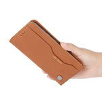 Auto-absorbed Wallet Stand Leather Protector Phone Cover for Xiaomi Redmi Note 10 Pro/Note 10 Pro Max