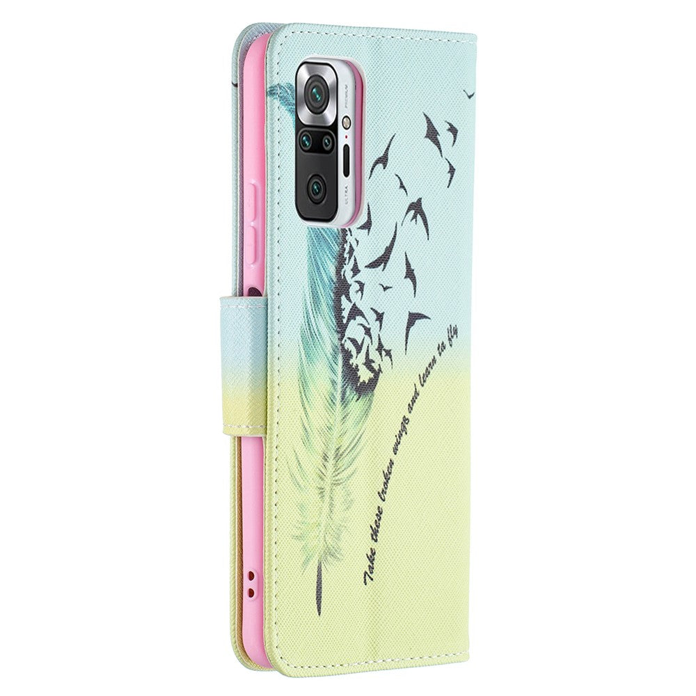 Hot Style Full Protection Magnetic Leather Wallet Case with Pattern Printing for Xiaomi Redmi Note 10 Pro 4G (India)/(Global)/Note 10 Pro Max