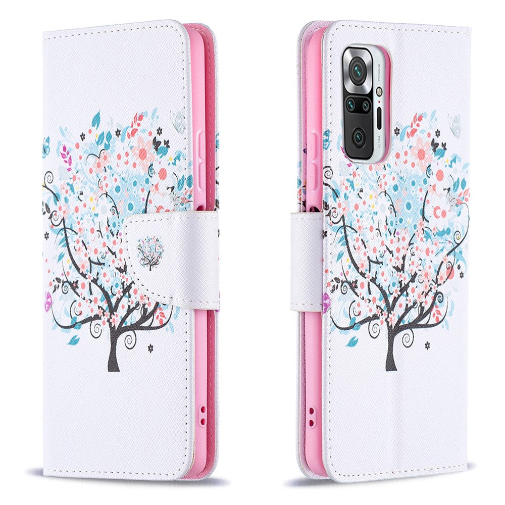 Hot Style Full Protection Magnetic Leather Wallet Case with Pattern Printing for Xiaomi Redmi Note 10 Pro 4G (India)/(Global)/Note 10 Pro Max