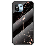 Well-Protected Anti-Scratch Marbling Pattern Design Tempered Glass Cell Phone Cover for Xiaomi Mi 11 Lite 4G / 5G / 11 Lite 5G NE