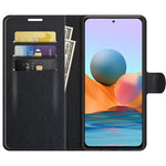 Wallet Design Litchi Texture Leather Phone Case with Stand for Xiaomi Redmi Note 10 Pro