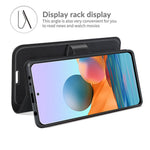 Wallet Design Litchi Texture Leather Phone Case with Stand for Xiaomi Redmi Note 10 Pro