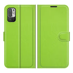Wallet Design Folio Flip Litchi Texture Leather Phone Case with Stand for Xiaomi Redmi Note 10 5G/Poco M3 Pro 5G/4G