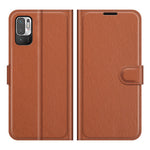 Wallet Design Folio Flip Litchi Texture Leather Phone Case with Stand for Xiaomi Redmi Note 10 5G/Poco M3 Pro 5G/4G