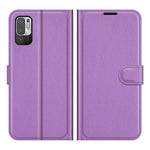 Wallet Design Folio Flip Litchi Texture Leather Phone Case with Stand for Xiaomi Redmi Note 10 5G/Poco M3 Pro 5G/4G