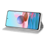 Wallet Stand Design Glittery Powder Splicing Leather Case for Xiaomi Redmi Note 10 4G / Redmi Note 10S / Poco M5s 4G