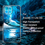 IMAK UX-5 Series Soft TPU Transparent Phone Protective Back Case Cover for Xiaomi Mi 11 Lite 4G / 5G / 11 Lite 5G NE