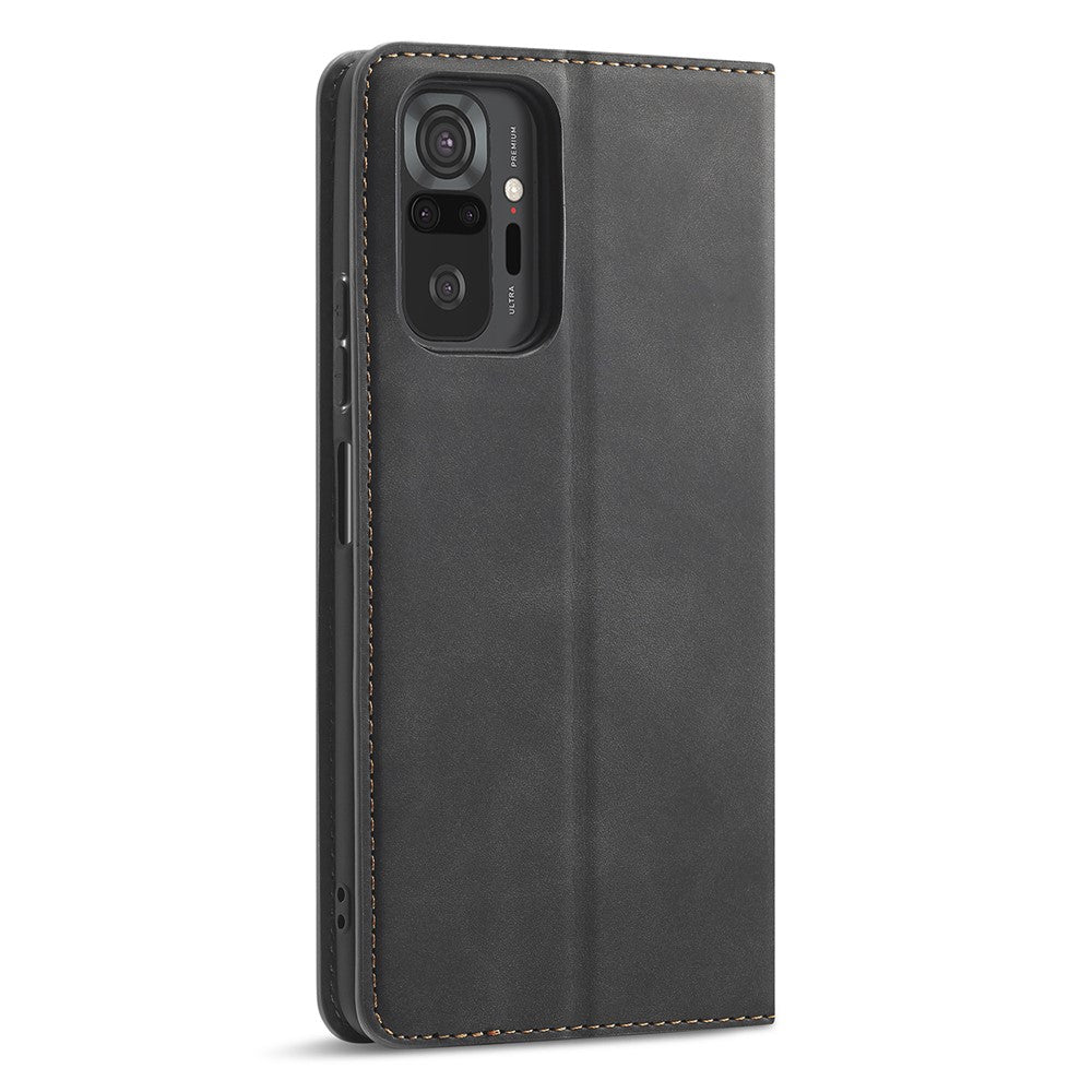 FORWENW Fantasy Series Silky Touch Leather Wallet Case for Xiaomi Redmi Note 10 Pro / Redmi Note 10 Pro Max