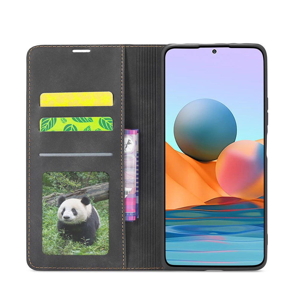 FORWENW Fantasy Series Silky Touch Leather Wallet Case for Xiaomi Redmi Note 10 Pro / Redmi Note 10 Pro Max
