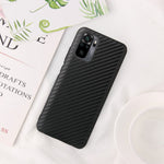 Textured PU Leather Coated TPU+PC Protective Phone Cover Case for Xiaomi Redmi Note 10 4G / Note 10S / Poco M5s 4G