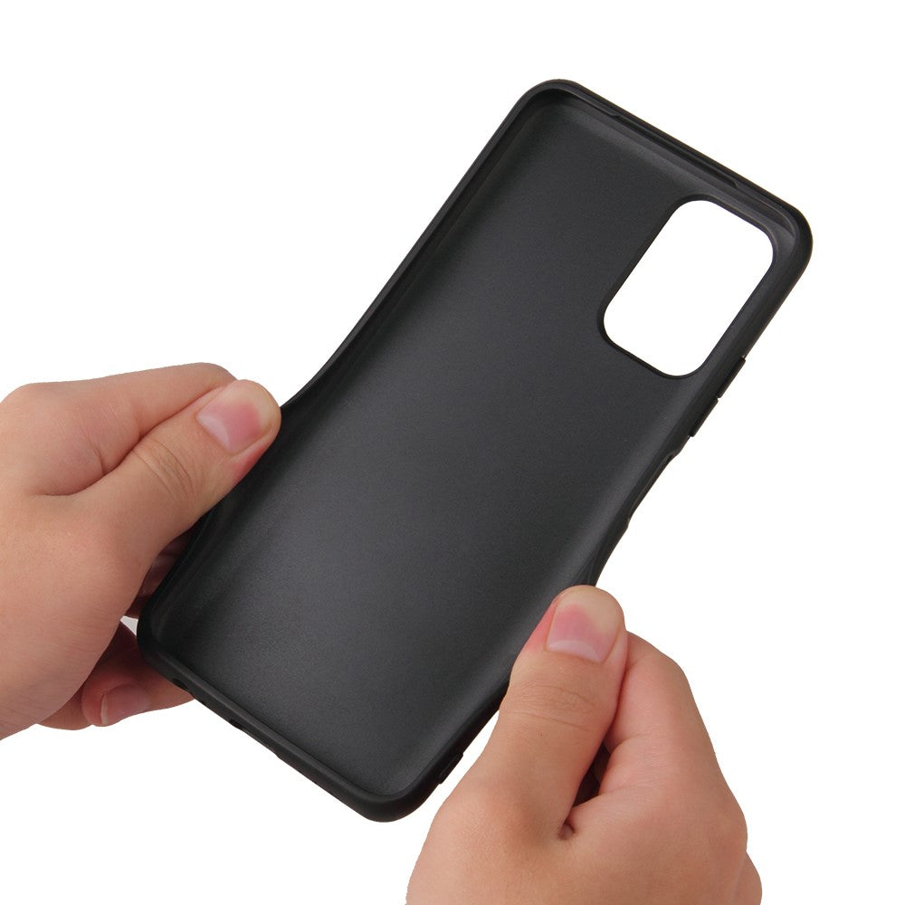 Textured PU Leather Coated TPU+PC Protective Phone Cover Case for Xiaomi Redmi Note 10 4G / Note 10S / Poco M5s 4G