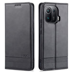 AZNS Auto-absorbed Magnetic Leather Case Stand Wallet Phone Shell for Xiaomi Mi 11 Pro