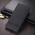 AZNS Auto-absorbed Magnetic Leather Case Stand Wallet Phone Shell for Xiaomi Mi 11 Pro