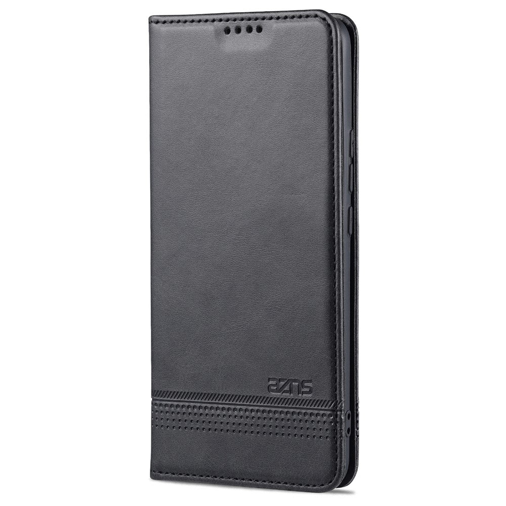 AZNS Auto-absorbed Magnetic Leather Case Stand Wallet Phone Shell for Xiaomi Mi 11 Pro