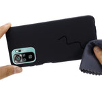 Liquid Silicone Soft Cover Case with Handy Strap for Xiaomi Redmi Note 10 4G / Redmi Note 10S / Poco M5s 4G