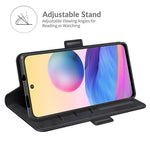 PU Leather Wallet Stand Double Clasp Magnetic Closure Phone Case Shell for Xiaomi Redmi Note 10 5G/Poco M3 Pro 5G/4G