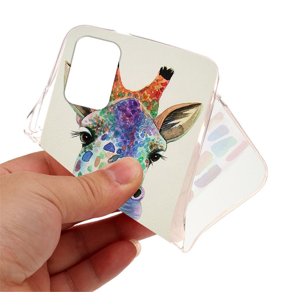 Pattern Printing Flexible TPU Full Protection Phone Case Cover for Xiaomi Redmi Note 10 4G / Note 10S / Poco M5s 4G
