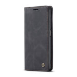 CASEME 013 Series Simple Design Automatic Suction Leather Wallet Stand Case for Xiaomi Redmi Note 10 4G / Note 10S / Poco M5s 4G