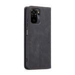 CASEME 013 Series Simple Design Automatic Suction Leather Wallet Stand Case for Xiaomi Redmi Note 10 4G / Note 10S / Poco M5s 4G