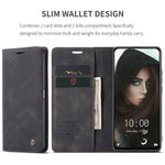 CASEME 013 Series Brief Design Automatic Suction Leather Wallet Case for Xiaomi Redmi Note 10 Pro 4G (India)/(Global)/Note 10 Pro Max
