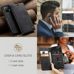 CASEME 013 Series Automatic Suction Simple Design Leather Wallet Case for Xiaomi Mi 11 Lite 4G / 5G / 11 Lite 5G NE