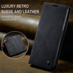 CASEME 013 Series Automatic Suction Simple Design Leather Wallet Case for Xiaomi Mi 11 Lite 4G / 5G / 11 Lite 5G NE