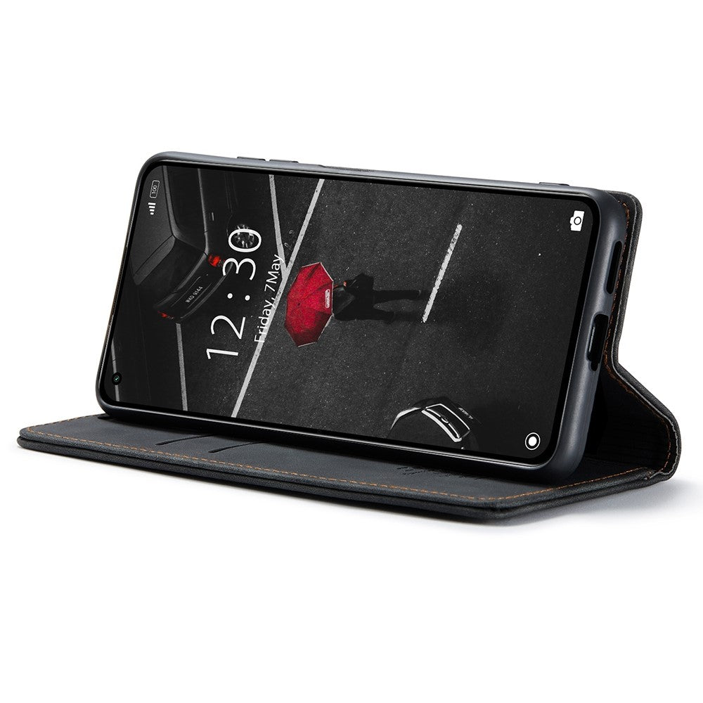 CASEME 013 Series Automatic Suction Simple Design Leather Wallet Case for Xiaomi Mi 11 Lite 4G / 5G / 11 Lite 5G NE