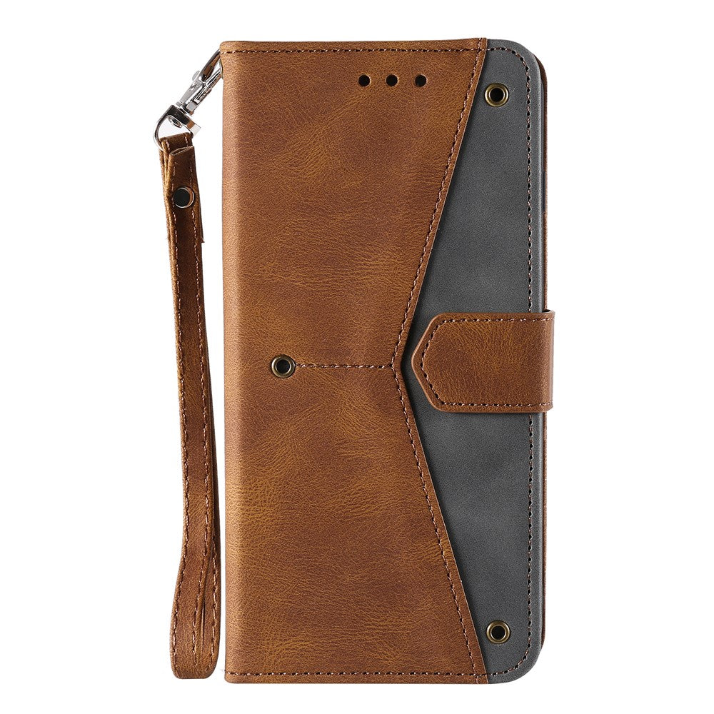 Splicing Stitching Skin-touch PU Leather Case Stand Protector Cover for Xiaomi Mi 11 Pro