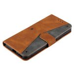 Splicing Stitching Skin-touch PU Leather Case Stand Protector Cover for Xiaomi Mi 11 Pro