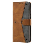 Splicing Stitching Skin-touch PU Leather Case Stand Protector Cover for Xiaomi Mi 11 Pro