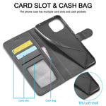 LC.IMEEKE Wallet Stand Leather Protection Shell Phone Cover Case for Xiaomi Mi 11 Lite 4G / 5G / 11 Lite 5G NE