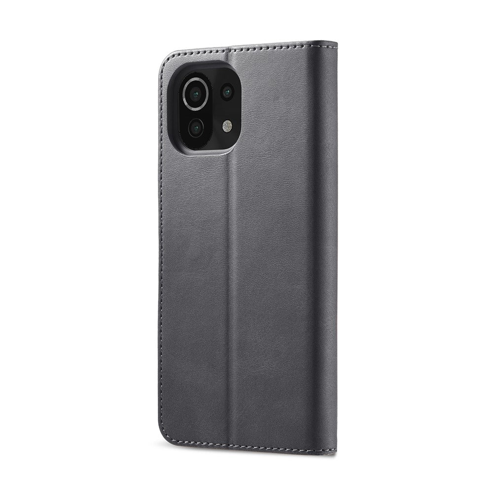 LC.IMEEKE Wallet Stand Leather Protection Shell Phone Cover Case for Xiaomi Mi 11 Lite 4G / 5G / 11 Lite 5G NE