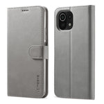 LC.IMEEKE Wallet Stand Leather Protection Shell Phone Cover Case for Xiaomi Mi 11 Lite 4G / 5G / 11 Lite 5G NE