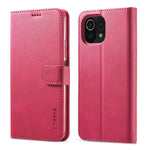 LC.IMEEKE Wallet Stand Leather Protection Shell Phone Cover Case for Xiaomi Mi 11 Lite 4G / 5G / 11 Lite 5G NE