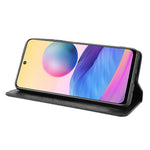 Magnetic Closure Vintage Style Phone Case Wallet Stand Leather Cover for Xiaomi Redmi Note 10 5G/Poco M3 Pro 5G/4G